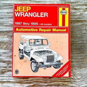 HAYNES - 1987 thru 1999 JEEP WRANGLER all models Automotive Repair Manual.